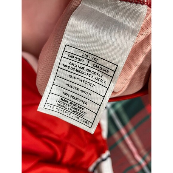 Nike Men's L Red Jersey Poly Chicago Fire FC Soccor Club Vintage 90s Signed - Picture 9 of 11